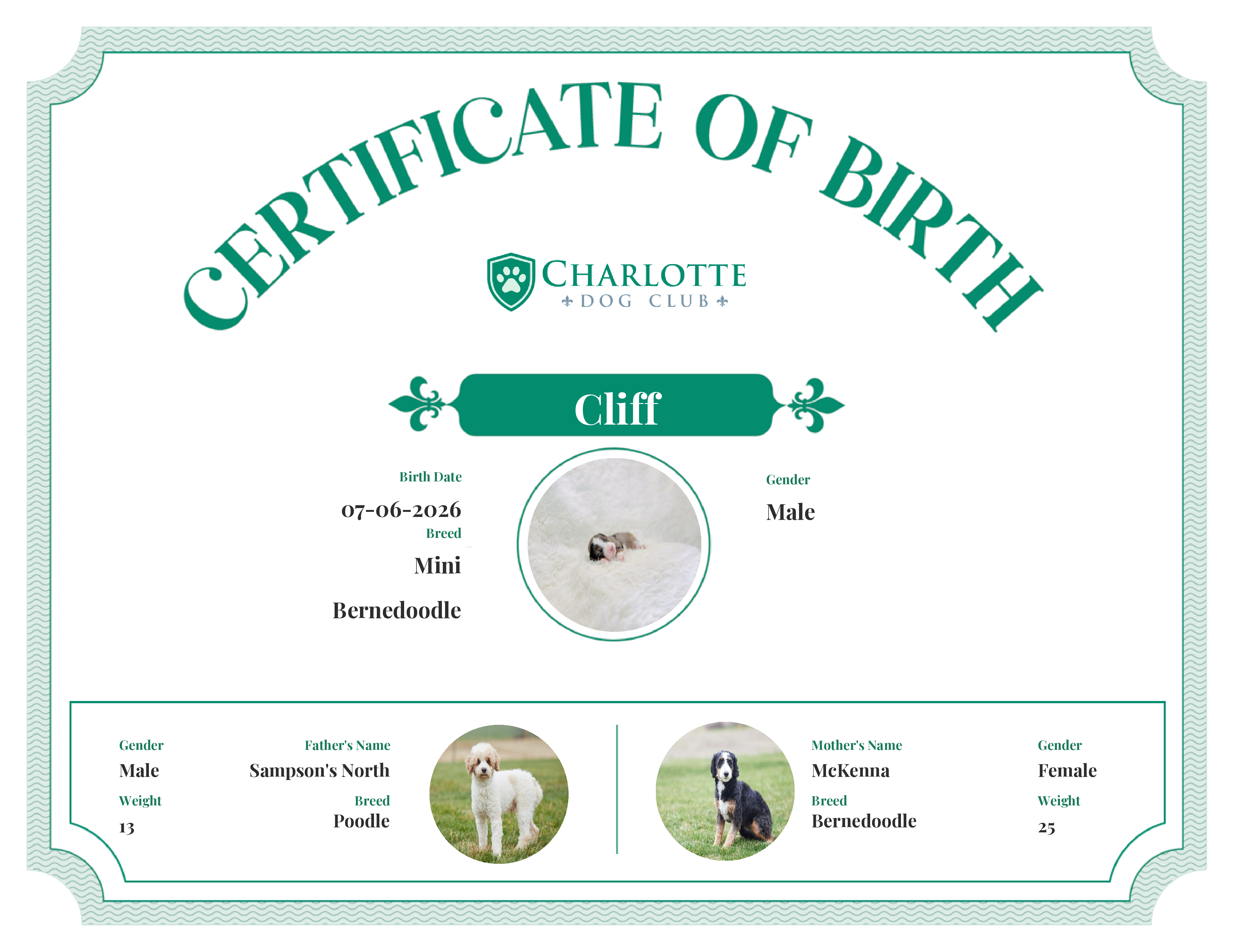 Cliff's Birth Certificate