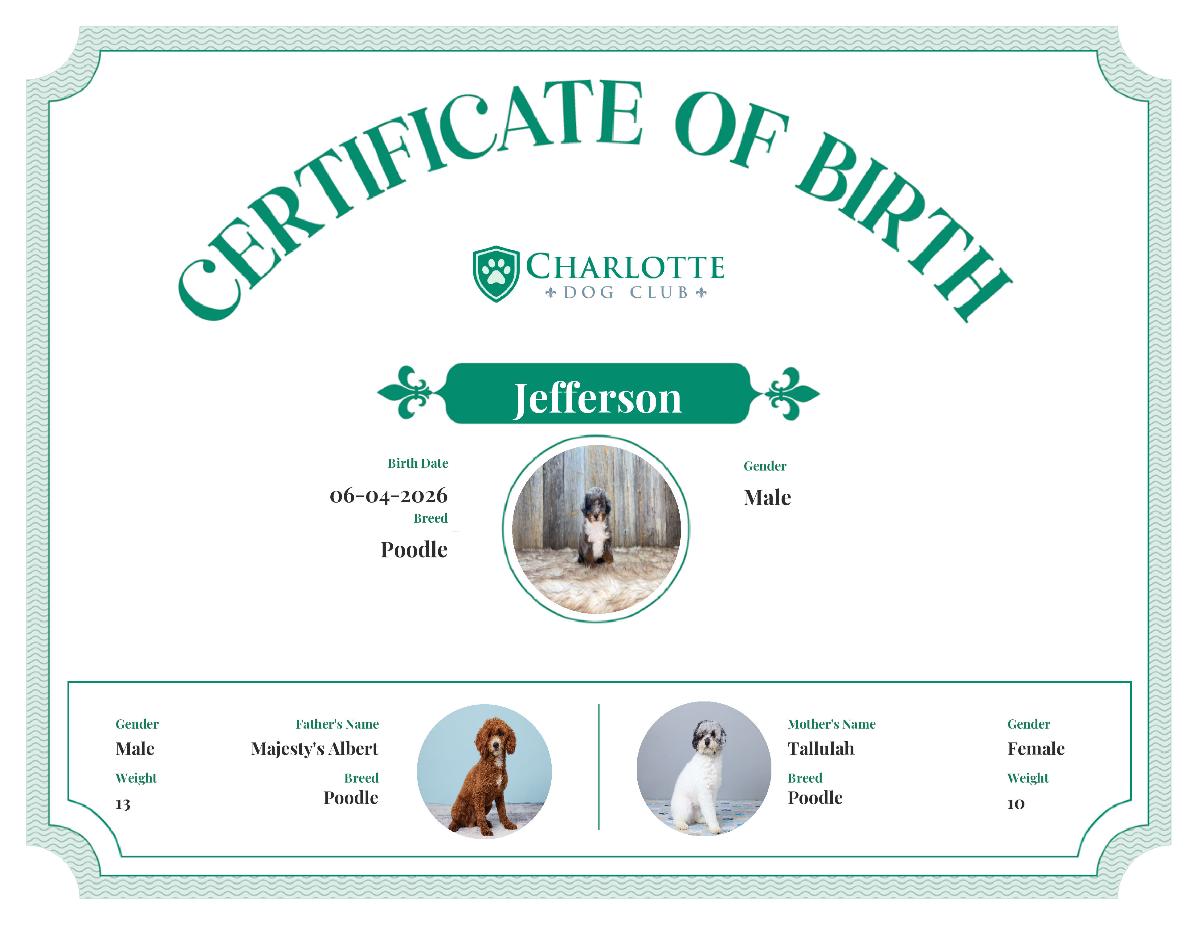 Jefferson's Birth Certificate