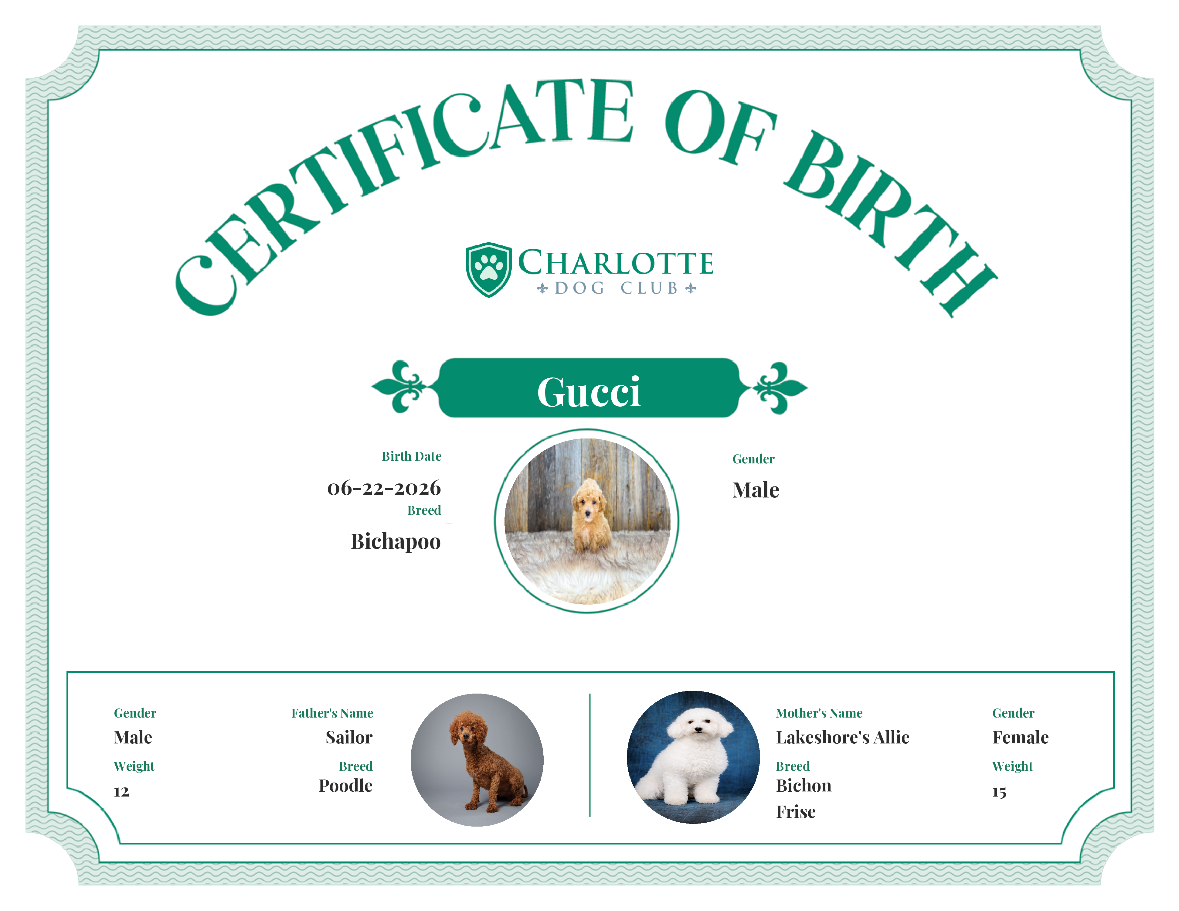 Gucci's Birth Certificate