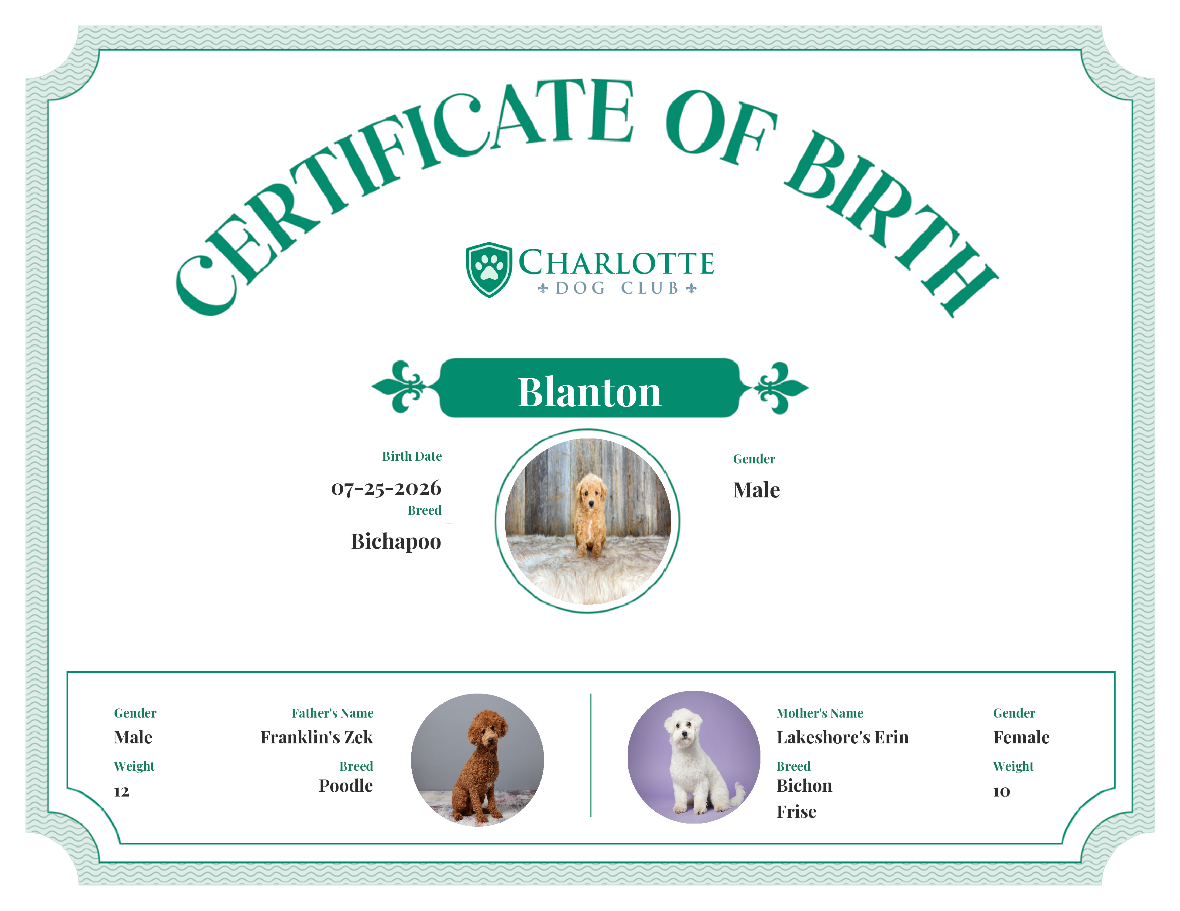 Blanton's Birth Certificate